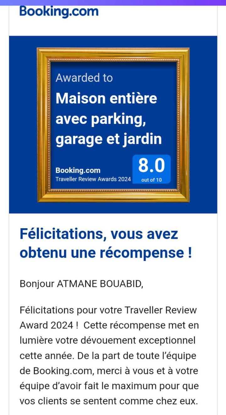 Maison Entiere Avec Parking, Garage Et Jardin 蒙吕松 外观 照片